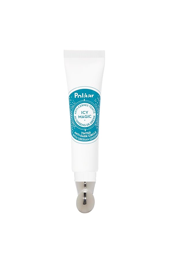 Polåar - Icy Magic Tinted Anti-dark Circles with Siberian Ginseng - Illuminates & smoothes eye contour - Universal shade - Fragrance-Free - 97% Natural, Vegan, Cruelty Free, Made in France - 0.4 Fl Oz-Velvo Beauty