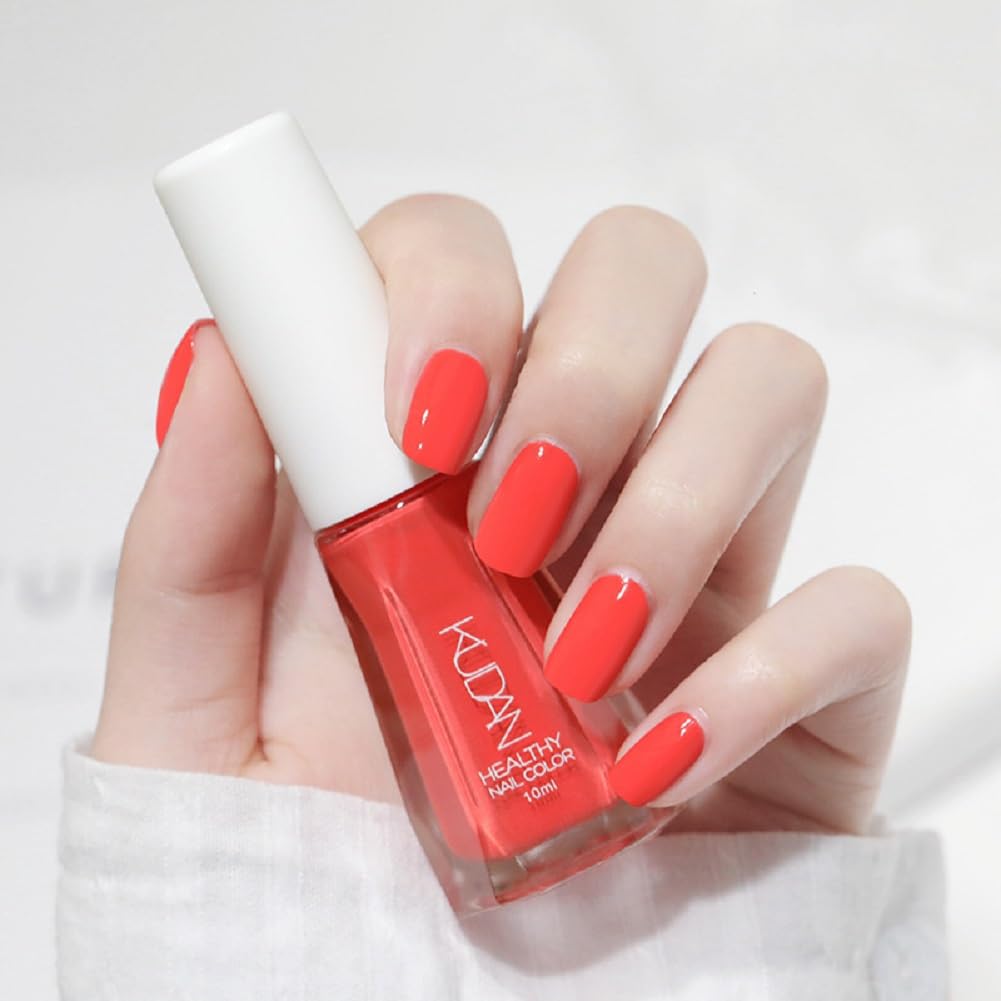 Nail Polish set - Nail Lacquer Quick Dry, Full Size, Vibrant, Colorful, Trendy, Glitter, Glossy, Metallic, Matte Nail Art Nail Shades (N13 Grapefruit, 52g)-Velvo Beauty