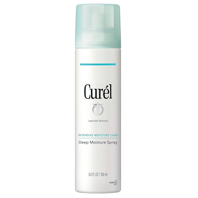 Curel Japanese Skin Care Deep Moisture Spray, Spray on Moisturizer for Dry Skin, Face Hydrating spray with Ceramides, 5 Oz-Velvo Beauty