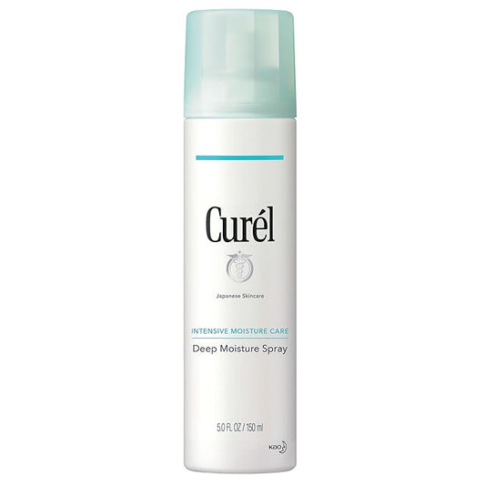 Curel Japanese Skin Care Deep Moisture Spray, Spray on Moisturizer for Dry Skin, Face Hydrating spray with Ceramides, 5 Oz-Velvo Beauty