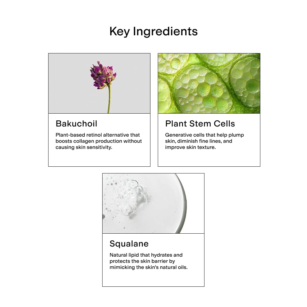 CLEARSTEM - HYDRAGLOW Stem Cell Moisturizer - Bakuchiol + Squalene - Youthful Skin Face Moisturizer - All Skin Types - Facial Skin Care Products - Gluten Free, Cruelty Free - 2 fl oz / 60ml-Velvo Beauty