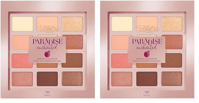 L'Oreal Paris Paradise Enchanted Scented Eyeshadow Palette, 0.25 fl; oz. (Pack of 2)-Velvo Beauty