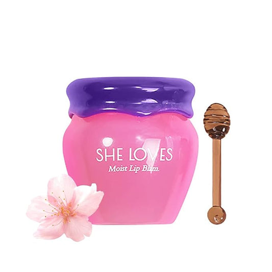 Lip Mask Overnight Lip Sleeping Masks Honey Lip Balm, Fade Lip Lines Bee Lip Balm Honey & Sakura Day and Night Repair Lip Sleeping Masks Honey Lip Balm (Sakura (Night))-Velvo Beauty