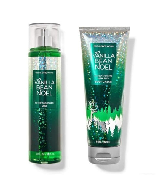 Vanilla Bean Noel - Gift Set - Fine Fragrance Mist & Body Cream (packaging varies)-Velvo Beauty