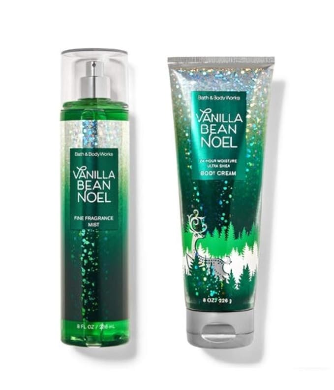 Vanilla Bean Noel - Gift Set - Fine Fragrance Mist & Body Cream (packaging varies)-Velvo Beauty