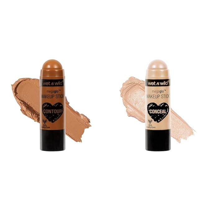 wet n wild MegaGlo Makeup Stick Bundle - Call Me Maple & Nude For Thought-Velvo Beauty