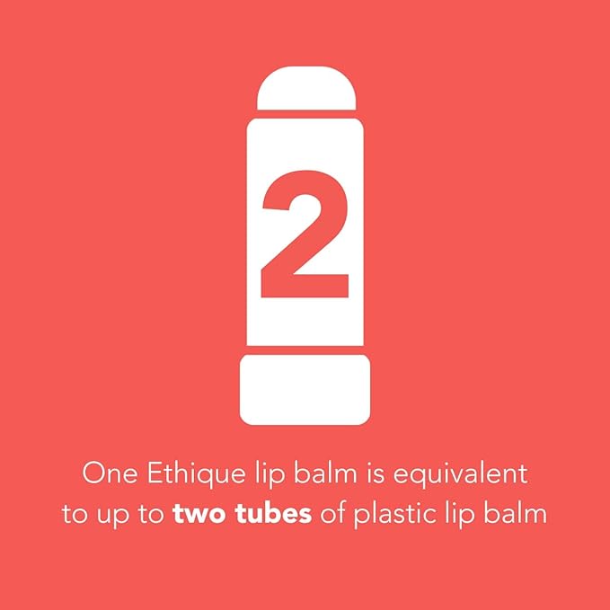 Ethique Juicy Nourishing Lip Balm - Plastic-Free, Vegan, Cruelty-Free, Eco-Friendly, 0.32 oz (Pack of 1)-Velvo Beauty