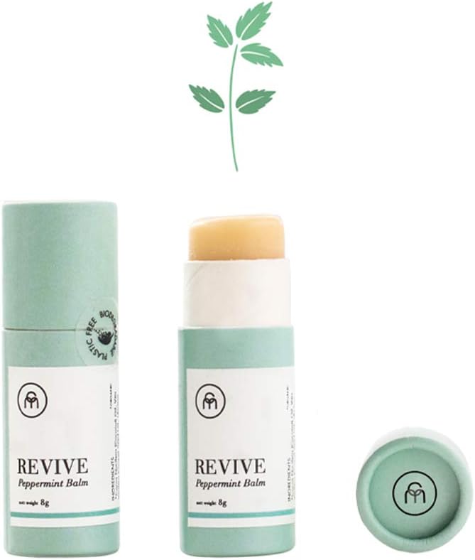 Coconut Matter Mood Lip Balm – Handmade Vegan Coconut Oil Lip Balm with Peppermint Scent - Hydrating Lip Balm with Natural Coconut Oil, REVIVE-Velvo Beauty