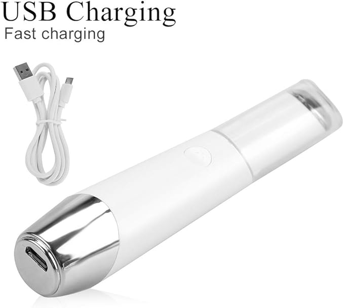 Eye Face Massage Tool Wand Pen, Portable Electric Eye Lift Wand Heated Warm Eye Lip Massager Vibration Skin Care Tool for Eyes-Velvo Beauty