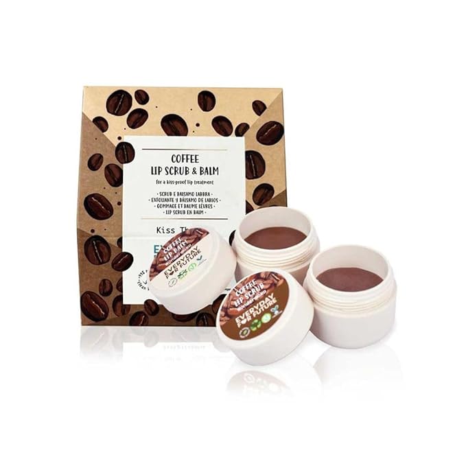 Coffee Lip Scrub & Lip Balm Kit | Moisturizing Lip Scrub and Lip Balm Lip Kit | Vegan & Cruelty Free Lip Scrub and Lip Balm Lip Kit | 100% Natural Lip Scrub and Lip Balm Lip Kit-Velvo Beauty