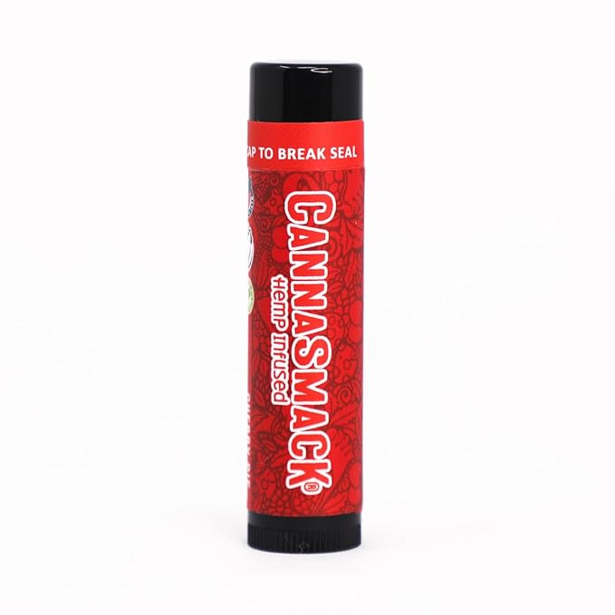 CannaSmack Natural Hemp Lip Balm - Cherry Flavor-Velvo Beauty