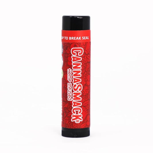CannaSmack Natural Hemp Lip Balm - Cherry Flavor-Velvo Beauty