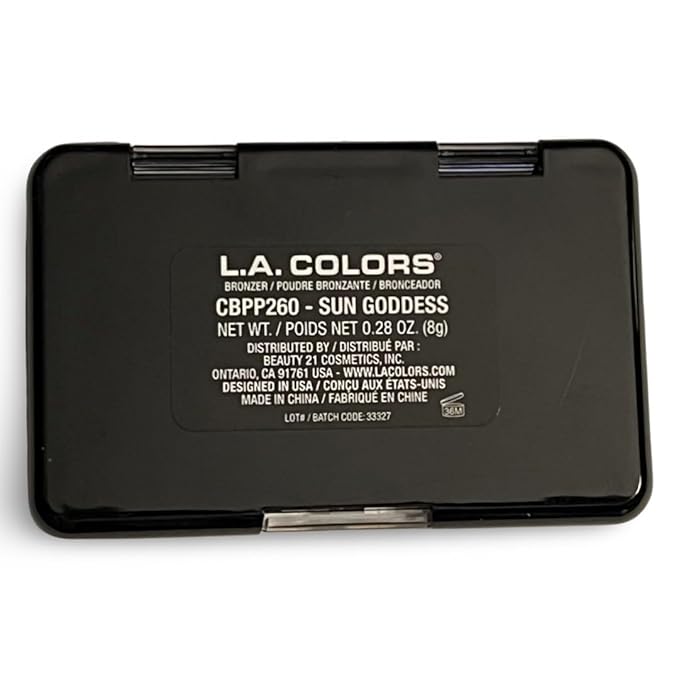 L.A. Colors Bronzer CBPP260 Sun Goddess .28 oz-Velvo Beauty