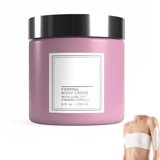 Champagne Lift Body Creme, Champagne Lift Hydrating Firming Body Cream for Crepey Skin, Targets Dry & Sagging Skin on Arms, Legs | Powered by Pink Pepperslim & Luxe-Lift Firming Complex - 8 oz.-Velvo Beauty