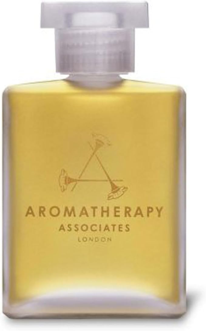 Aromatherapy Associates Inner Strength Bath and Shower Oil, Natural Body Oil to Uplift Mind, Body and Spirit, Made with 3 Essential Oils (1.86 oz)-Velvo Beauty