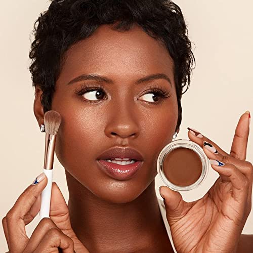 Monika Blunder Beauty - Blunder Cover Foundation, Concealer - Shade: 7 - Sieben - Deep Neutral Undertones - Clean Beauty, All-In-One, Cruelty-Free, Fragrance-Free, Vegan - 0.62 oz-Velvo Beauty