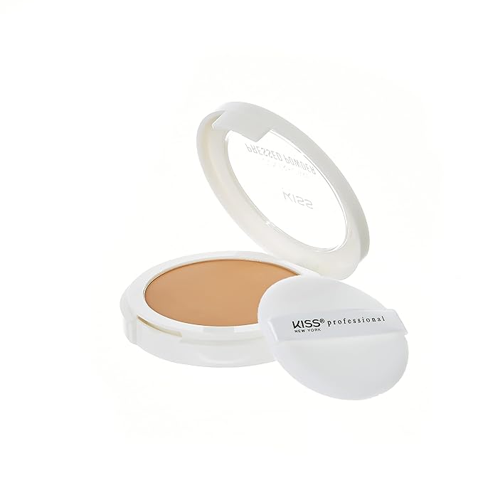 KISS Cover and Care Acne Control Pressed Powder- APP350 (Almond)-Velvo Beauty