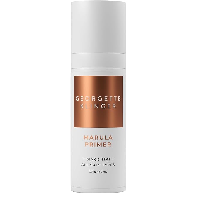 Marula Primer - Vitamin-Rich Hydrating & Gentle Moisturizer, Lightweight Instant Pore Minimizer, Long-Lasting Makeup Base, Smooth Application, Unclogs Pores & Fills Lines -1.7 oz by Georgette Klinger-Velvo Beauty