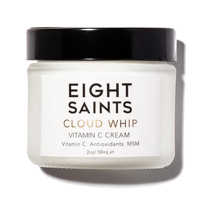 Eight Saints Skincare Cloud Whip Vitamin C Face Moisturizer Day Cream, Natural and Organic Face Cream For Women, Anti Aging Cream For Face To Reduce Fine Lines and Wrinkles, 2 Ounces-Velvo Beauty
