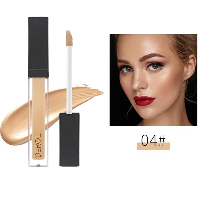 Liquid Concealer Makeup - Natural Coverage & Highly Pigmented Lightweight Concealers 6.5ml (04)-Velvo Beauty