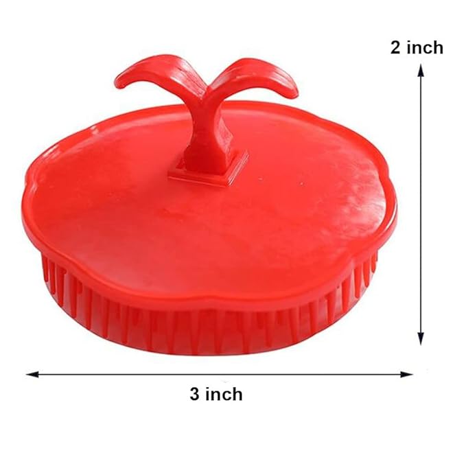 Hair Scalp Massage Shampoo Brush Massager (Assort Color_6 Pack), Color May Vary.-Velvo Beauty