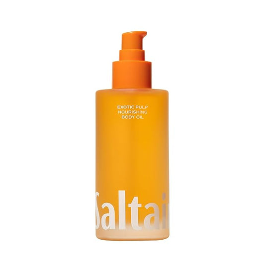 Saltair Body Oil. Luxurious Exotic Pulp After Shower and Bath Oil Moisturizer for Women. Botanical, Non-Greasy, and Well-Absorbing Lotion for Hydrating Dry Skin. 4oz Pump Bottle-Velvo Beauty