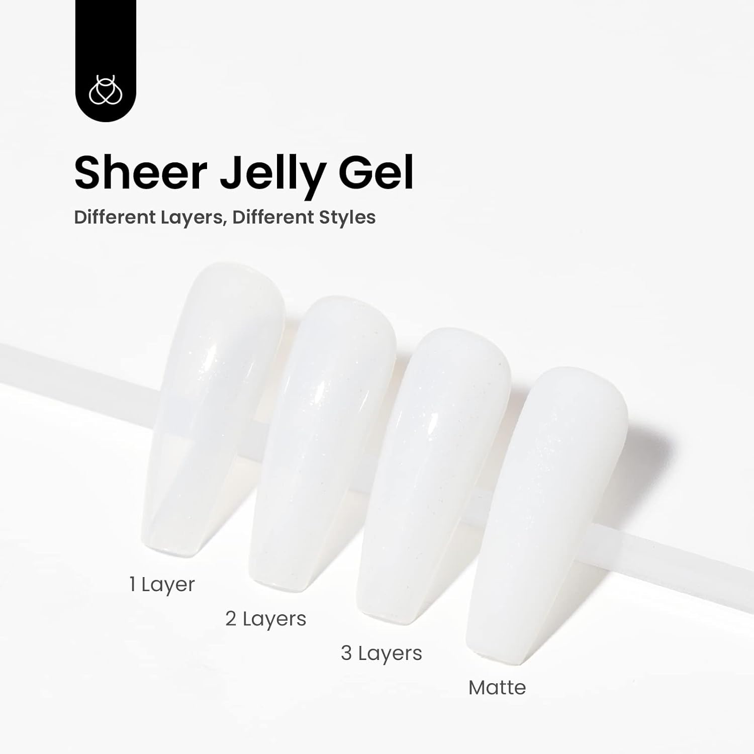 Beetles White Gel Nail Polish-15 ml Shimmer Glitter Milky White Gel Nail Polish Soak Off UV/LED Lamp Nail Art Manicure Salon DIY for French Nail Home Gift for Women Girls-Velvo Beauty