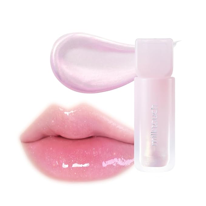 MILKTOUCH Dew Stain Sheer Lip Gloss (02 Baby Dew, 0.14 Fl Oz (Pack of 1))-Velvo Beauty