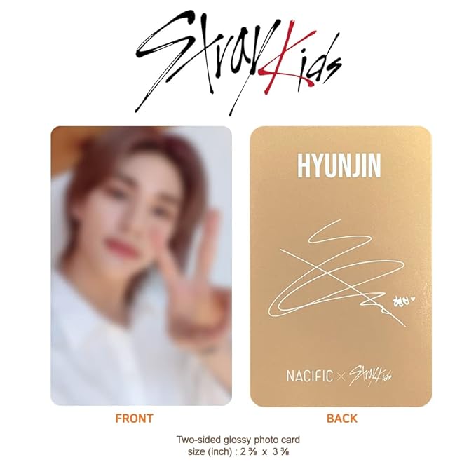 Nacific x Stray Kids Be Natural Vegan Lip Glow 5 PCS Set, with Photocards 8 PCS Full Set by KOSBEAUTY-Velvo Beauty