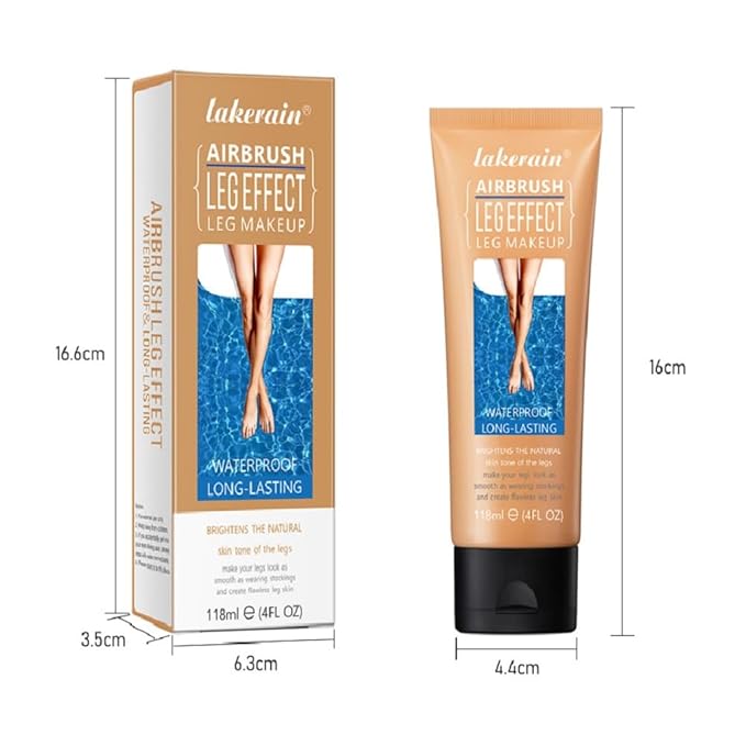 Leg Makeup Waterproof No Transfer,Leg Makeup Lotion,Leg and Body Scar Cover up Makeup,Long Last Body Foundation (3# Bronze, 4 FL OZ)-Velvo Beauty