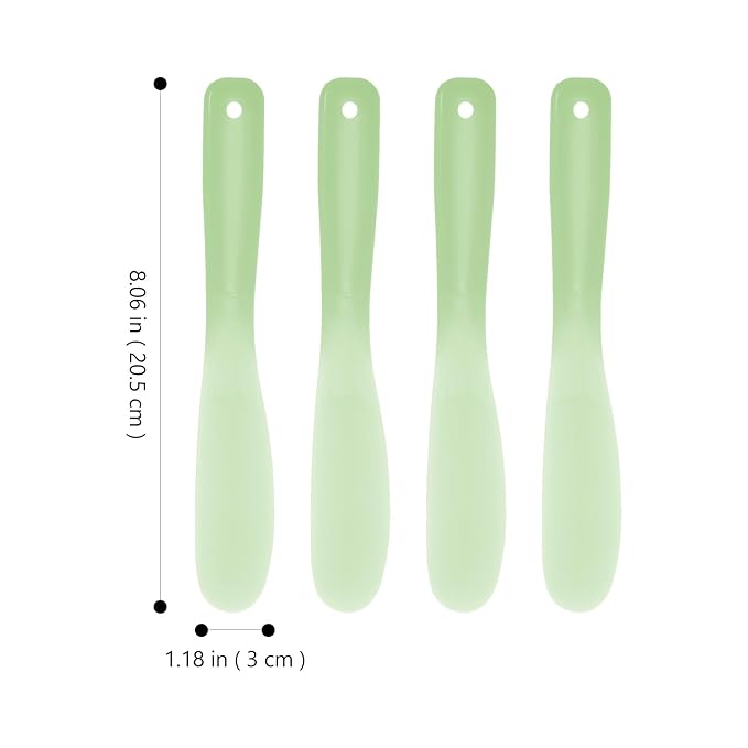 10pcs Tool Stick Makeup Spatulas Makeup Scoop Cosmetic Scoop Sampling Spatula Cosmetics Mixing Spatulas Cosmetic Applicator Spoon Large Mixing Spoon-Velvo Beauty