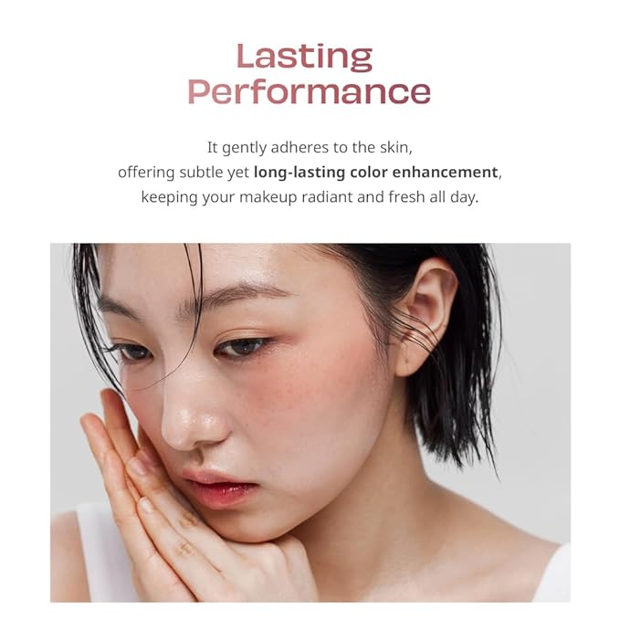 Moist Ampoule Blusher, Buildable Water-based Formula, Infused with over 50% moisture essence, no tackiness, long-lasting moisture, weightless feel (04 Lavender Flush, 20ml)-Velvo Beauty