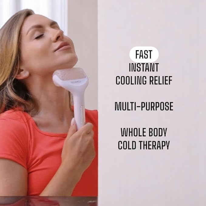 Cool IT! ICE Roller - Whole Body Cold Therapy Temporarily Relieves Skin Itch, Skin Irritation, Eczema, Skin Rashes, Minor Burns, Sunburn-Velvo Beauty