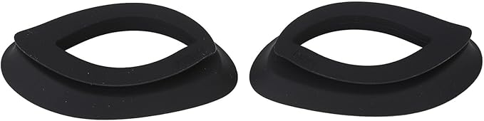 LED Photon Facial Cover Eye Cover Silicone Protective Eye Patch for Skin Rejuvenation Face Guard Device (Black)-Velvo Beauty