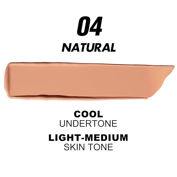 FOCALLURE 2 Pcs Liquid Foundation, Skin Evolution Foundation + Concealer, Full Coverage Foundation Makeup, Durable, Waterproof, Oil-Control, Hides Wrinkles & Lines, Natural-Velvo Beauty