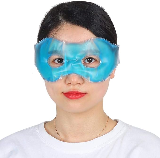 Cooling Eye,Reusable Anti-Fatigue Dark Circles Cold & Hot Compress Sleeping Eye Ice Cooling Eye-Velvo Beauty