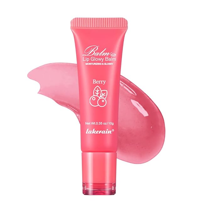 Hydrating Lip Butter Balm for a Glossy Finish and Lip Glow - Lip Glowy Balm with Summer-worthy Fragrance | Vegan Lip Care (#2-Berry)-Velvo Beauty