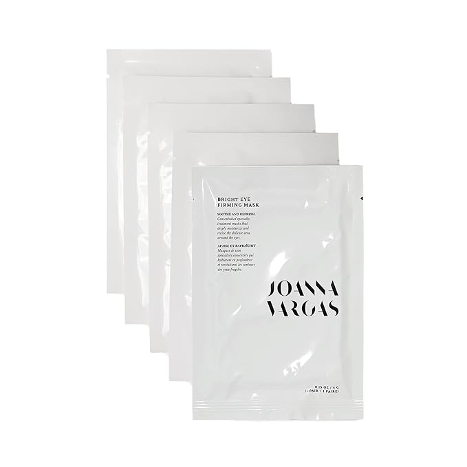 Joanna Vargas Eye Gel Mask – Hydrating Under Eye Patches with Hyaluronic Acid & Chamomile – Depuffing Eye Mask for Dark Circles, Puffiness & Fine Lines – Gel Eye Pads for Women – 5 Pairs-Velvo Beauty