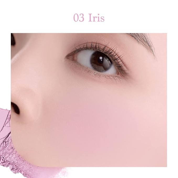 Dasique Blending Mood Cheek #05 Violet Knit l Vegan, Cruelty-Free l 4 Blendable Shades in Lightweight, Long-lasting, Smooth Powder-Velvo Beauty