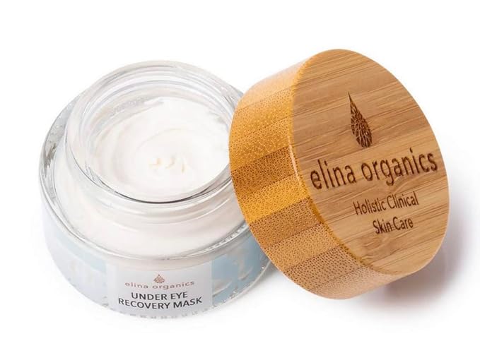 Leave On Under Eye Recovery Mask, 1oz, organic skincare, eye cream, reduce wrinkles, reduce dark circles, reduce puffy eyes, rebuild collagen, vitamin c, white truffle extract, holistic skincare-Velvo Beauty