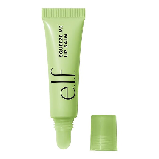 e.l.f. Squeeze Me Lip Balm, Moisturizing Lip Balm For A Sheer Tint Of Color, Infused With Hyaluronic Acid, Vegan & Cruelty-free, Honeydew-Velvo Beauty