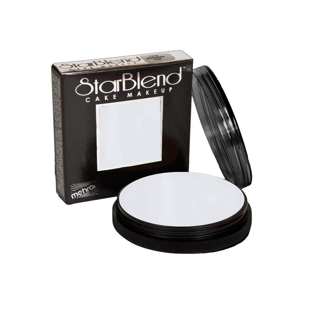 Mehron Makeup StarBlend Cake Makeup | Wet/Dry Pressed Powder | Powder Foundation | Moonlight Face Paint & Body Paint 2 oz (56g)-Velvo Beauty