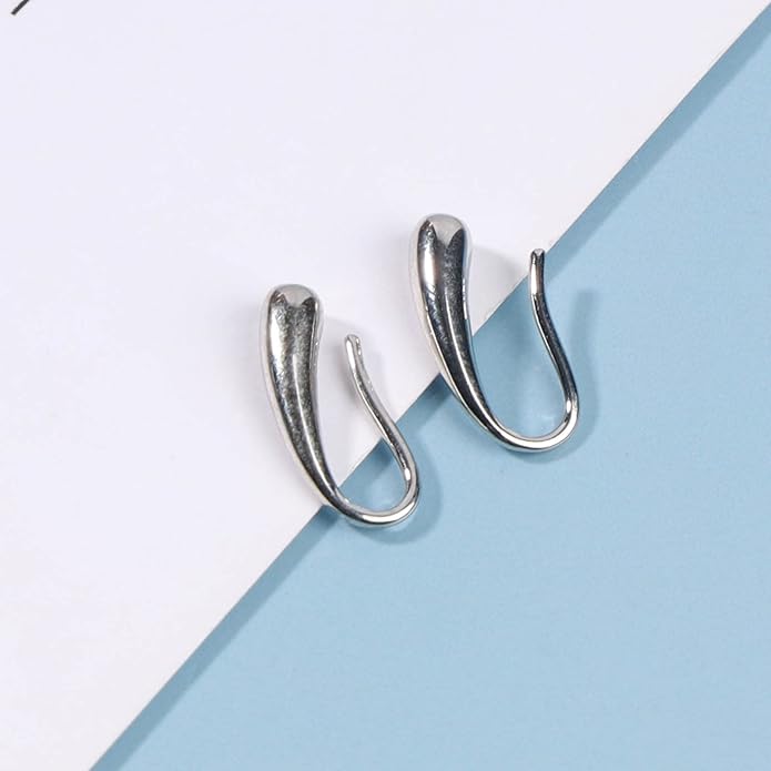 Vintage Water Drop Earrings Gold Teardrop Earrings Tiny Droplet Earrings Minimalist Everyday Earrings Jewelry for Women and Girls-Velvo Beauty