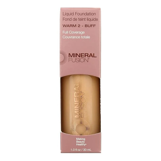 MINERAL FUSION Warm 2 Liquid Foundation, 1 FZ-Velvo Beauty