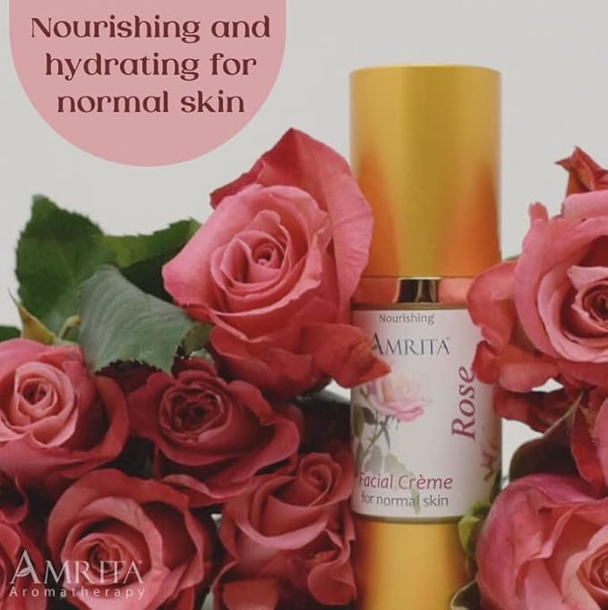 Rose Facial Crème - Blended with Premium Therapeutic Quality Essential Oils of Rose & Roman Chamomile - SIZE: 30ML-Velvo Beauty