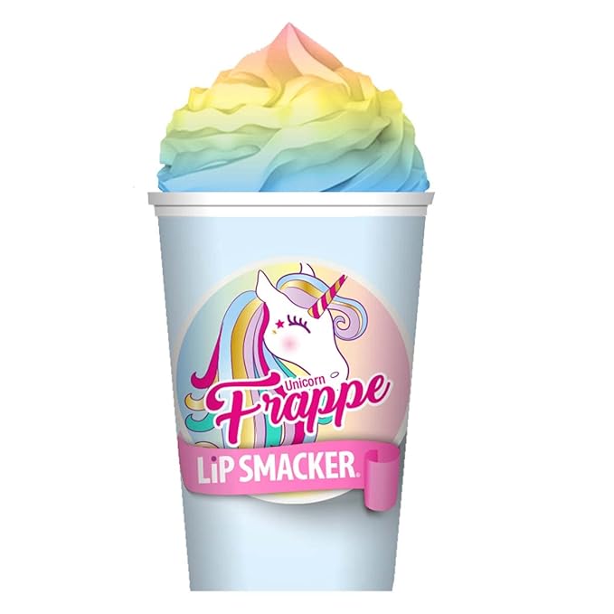 Lip Smacker Frappe Cup Lip Balm, Unicorn, 1 Tube, Prevent Chapped Lips, 0.26 Ounce-Velvo Beauty