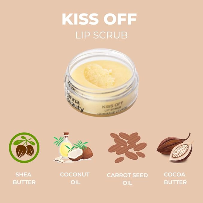 Rinna Beauty Kiss Off Lip Scrub, 0.53 oz-Velvo Beauty