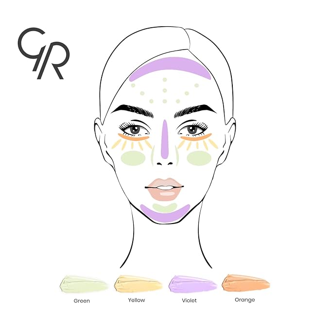 Golden Rose Makeup CC Cream Color Correcting Primer - (Violet)-Velvo Beauty