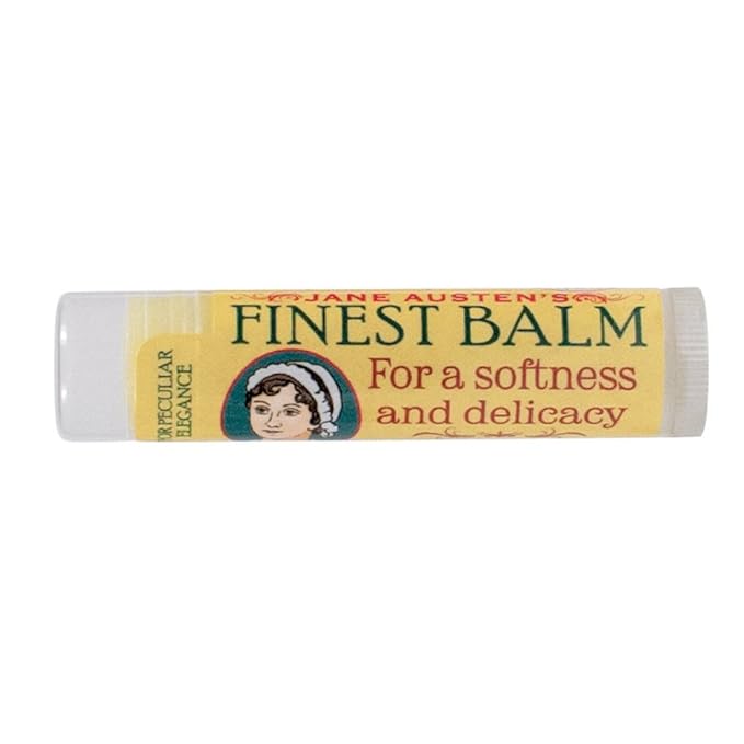 Jane Austen's Finest Balm, Lip Balm Tube, Peppermint Flavored - Cruelty-Free and Made in the USA from Natural and Imported Ingredients-Velvo Beauty