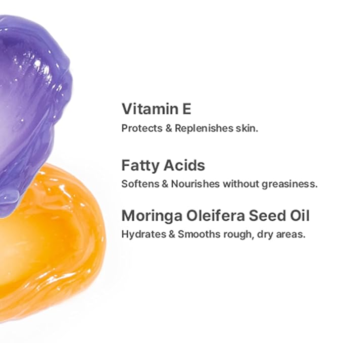 Total Care Balm Dual Pack - Berry Burst and Peachy Pleasure Nourishing Multi-Balm with Vitamin E for Moisturizing Lips, Nails, Elbows and Dry Skin (2 pc)-Velvo Beauty